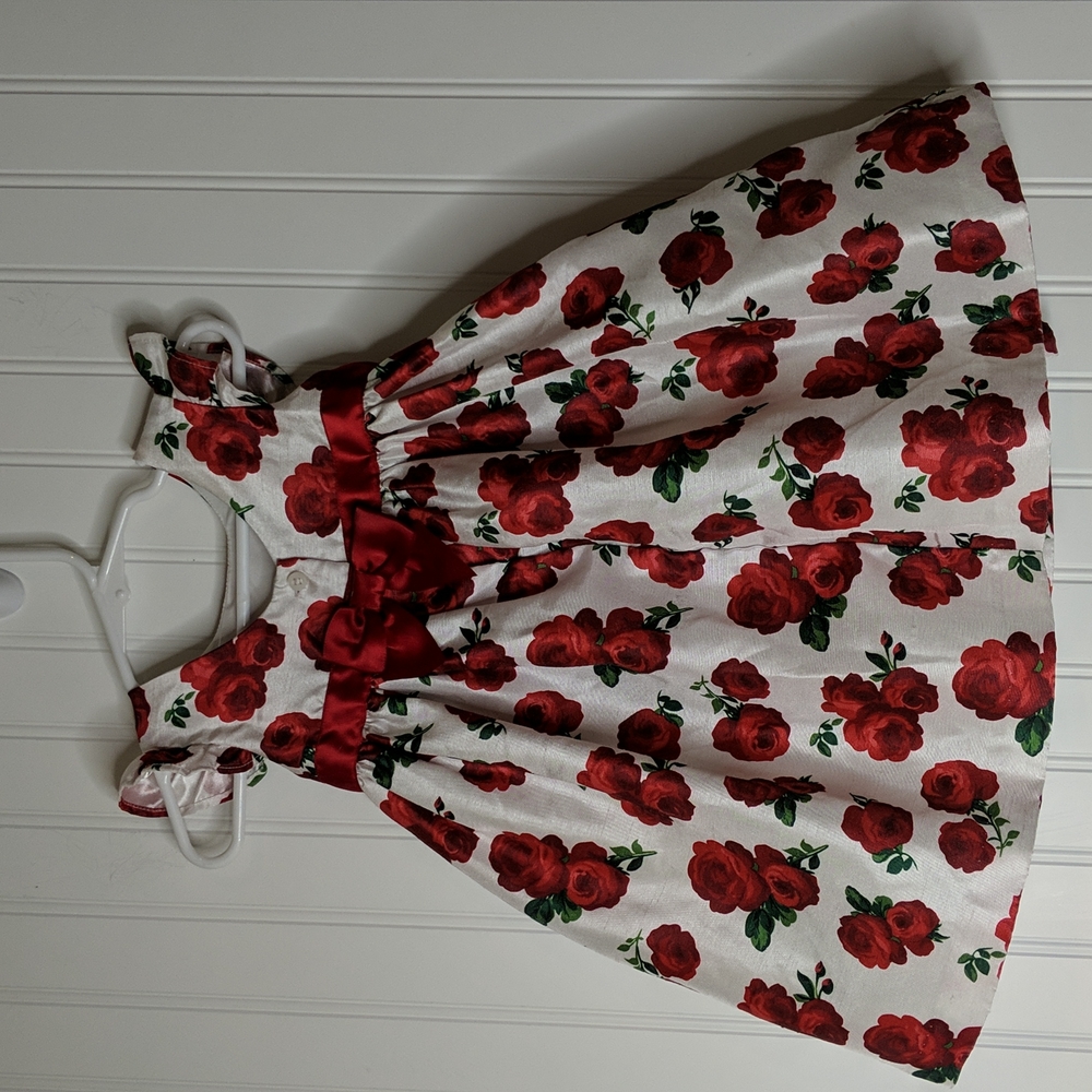 Gymboree Formal Red Roses Dress - Picture 4 of 6